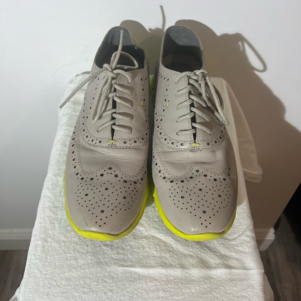 Cole Haan Womens Zerogrand Wingtip Oxford Shoes Sz 10